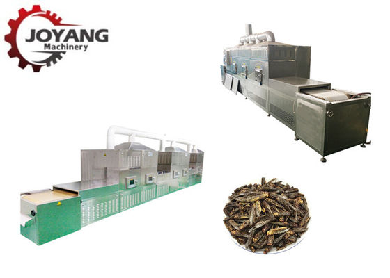 20kg/hr industriële Microgolf die Oven Machine For Larva Locust-Sprinkhaan drogen