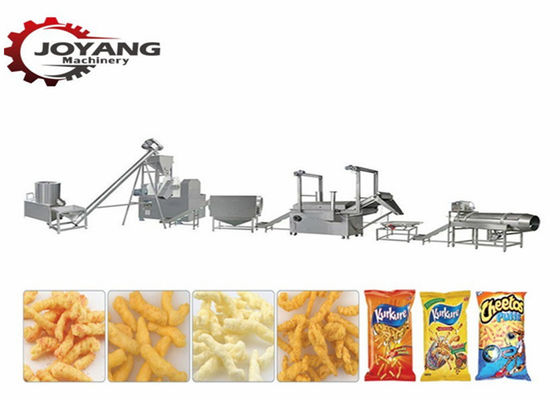 150kg/H snackvoedsel die Machine voor Fried Kurkure Cheetos Nik Naks maken