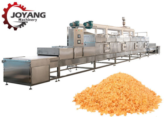 Het roestvrij staalbrood verkruimelt de Machine van de de Broodkruimelsterilisatie van Panko van de Microgolf Drogende Machine